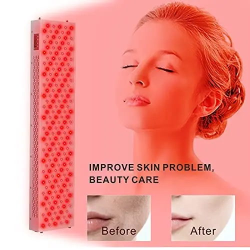 Full Body Size Red Light Therapy Panel 660nm 850nm with Stand for Home Use Pain Relief Salon Spa