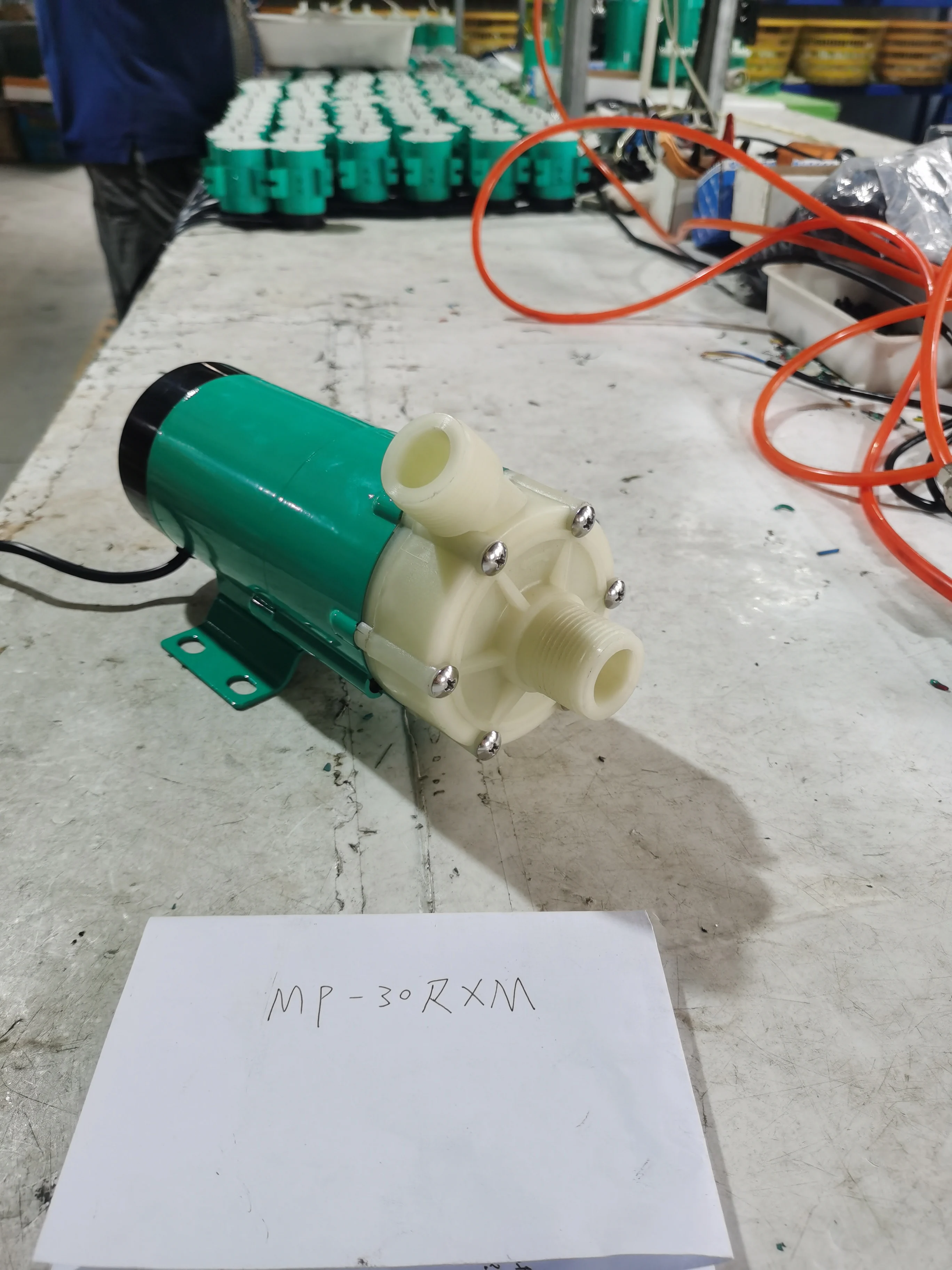 MP-30RX High flow 62L/min PP magnetic chemical Pump  industry solvent circulation pump corrosive resistance pump Factory Outlet
