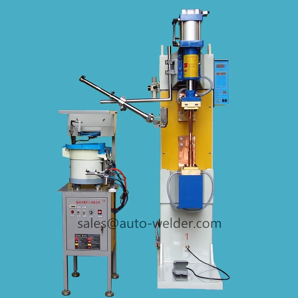 Automatic Nuts Feeder Nuts Feeding System Automatic Nuts Welding Machine