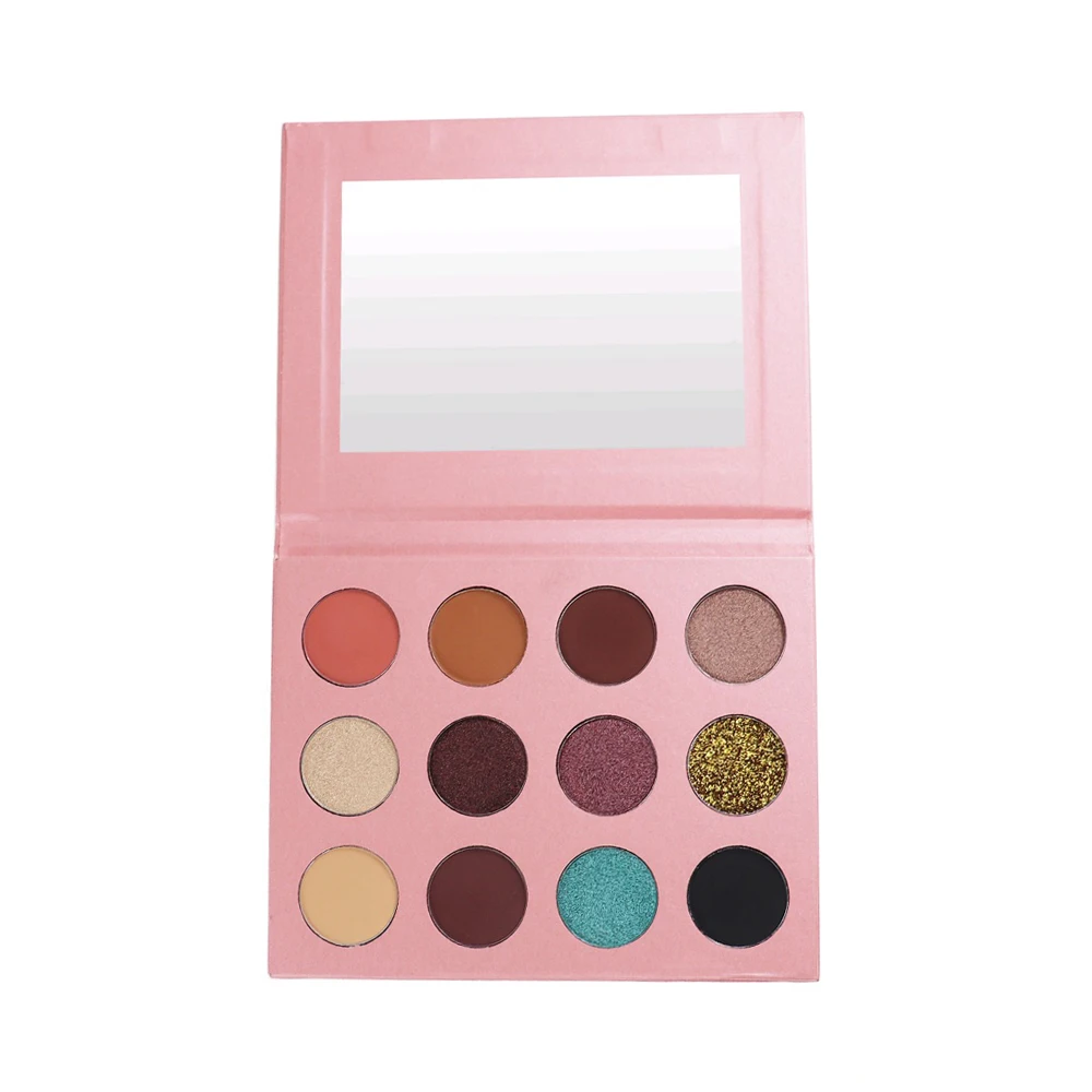 Wholesale Best Quality 92-Color DIY Makeup Eyeshadow Palette Custom Logo Black Eyeshadow Palette for Eye Use