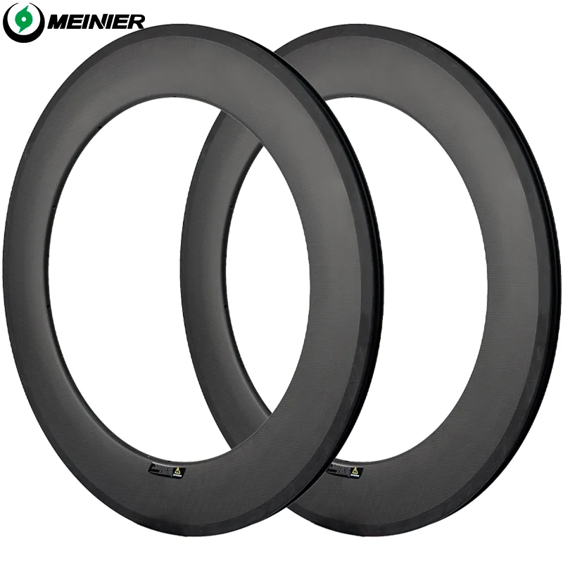 Carbon Fiber Wheelsets 700c Cycling Wheels 88mm RimWidth 23mm clincher Road Bike Wheels