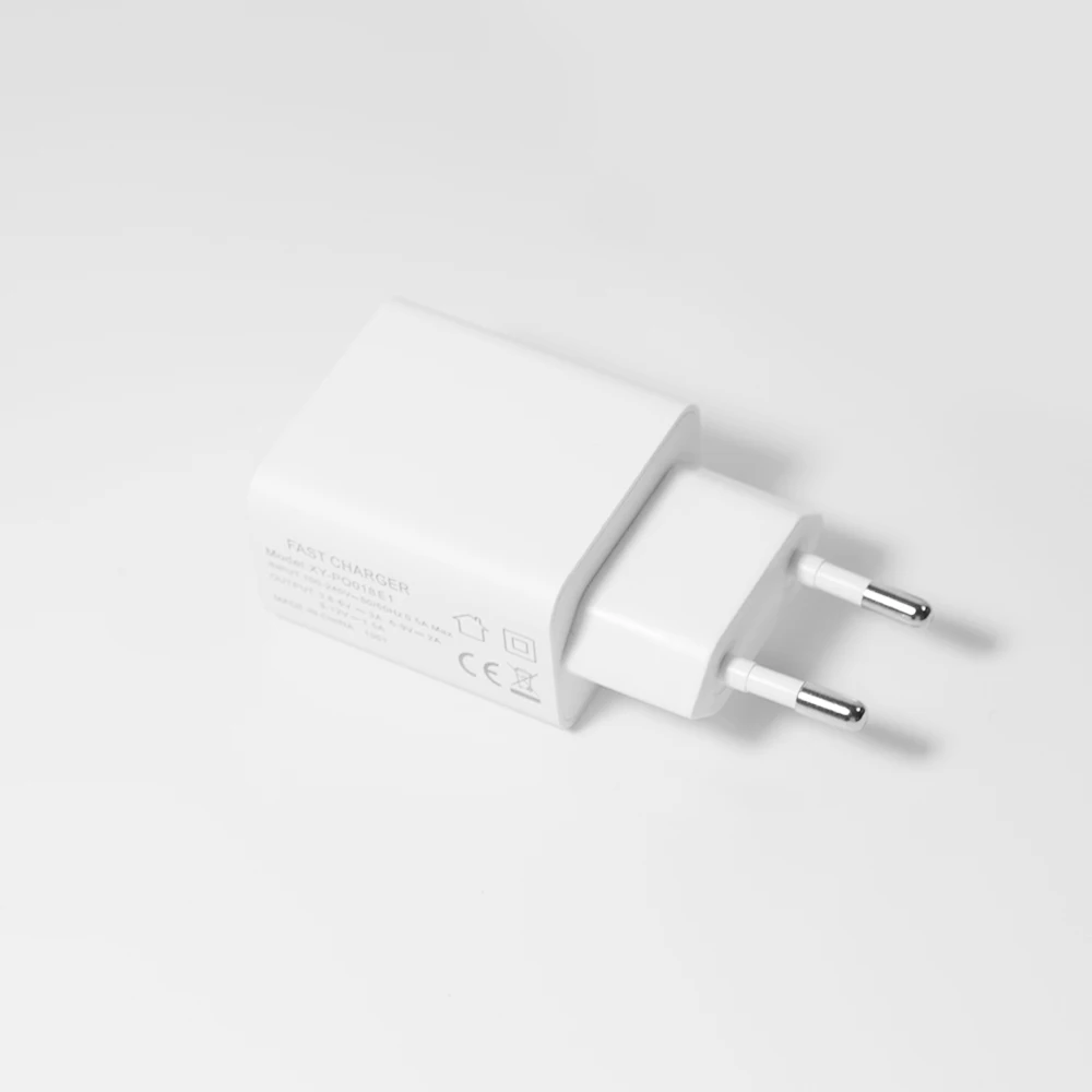 Auto 5V 350Ma Voltage Lcd Adaptive Fast Charging Usb Wall Charger Qc 3.0