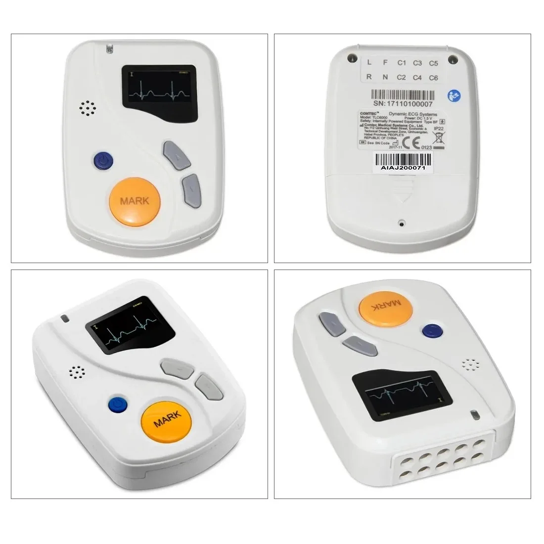 Динамические системы ECG Holter записывают форму сигнала для 48-часового ветеринара или клиники