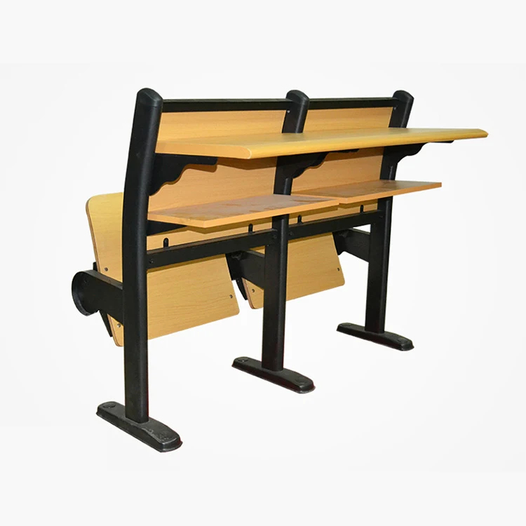 Ergonomic Plywood Student Folding Desk and Chair Kids Set for School Steel Modern Used Nursery School Furniture School Theme