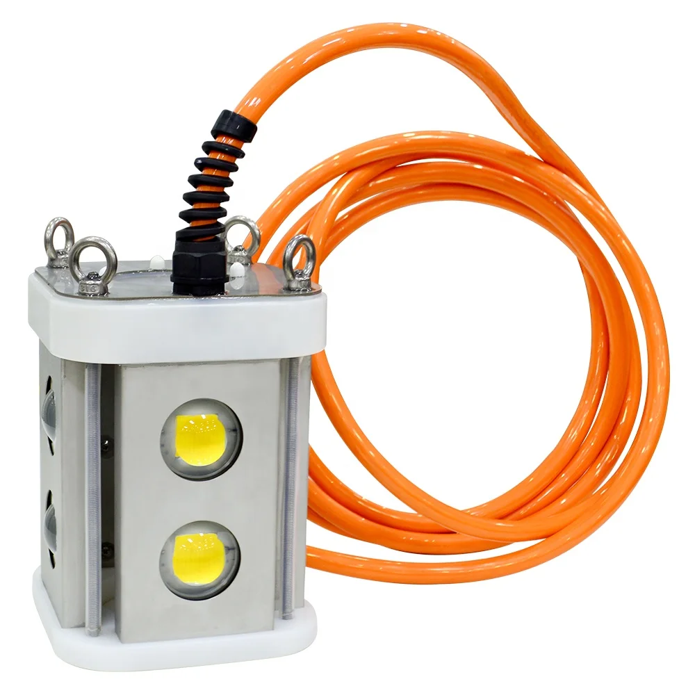 400 Watts IP68 waterproof aquarium fishing lights underwater fishing net light 12v led