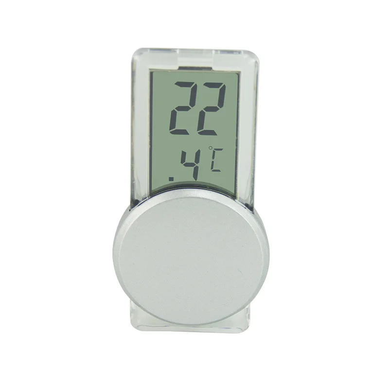 EMAF Electronic Transparent Sucker LCD Home Thermometer Indoor Automotive Temperature monitor