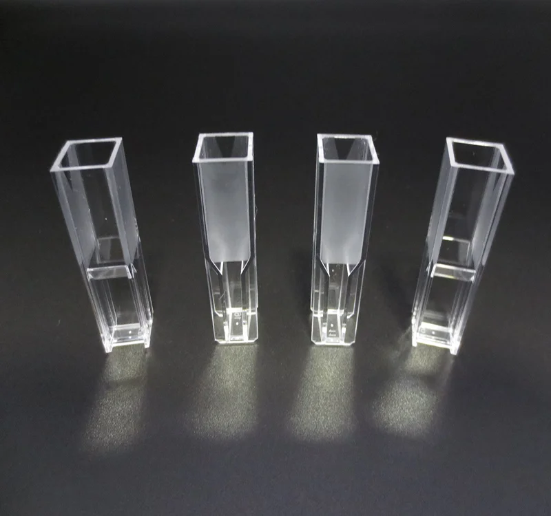 
 1,5 мл/4,5 мл лабораторный одноразовый пластиковый кювет полумикро кювет  