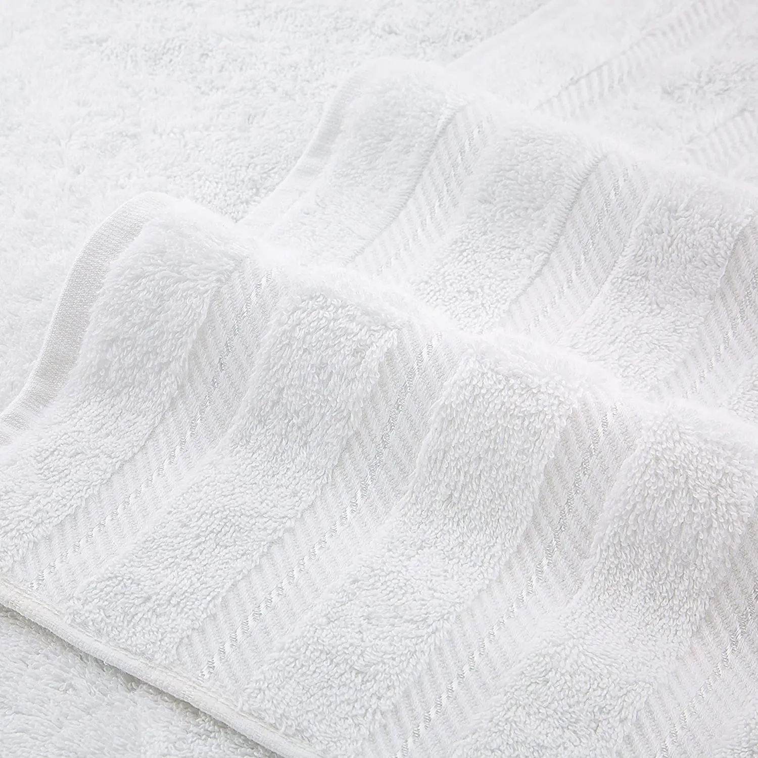 Soft and High Quality Washcloths Soft Linen Absorbent Bath Towels 100% Turkish Cotton 6pcs for Bathroom Shower and Hotel