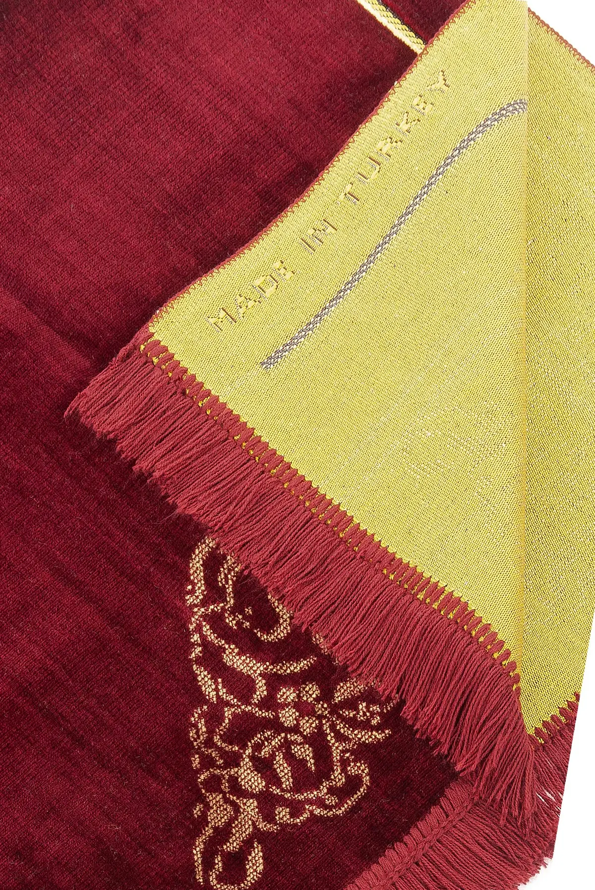 Velvet Muslim Prayer Rug Thick Soft Islamic Prayer Rug Islamic Gifts Prayer Carpet Mat, Elegant