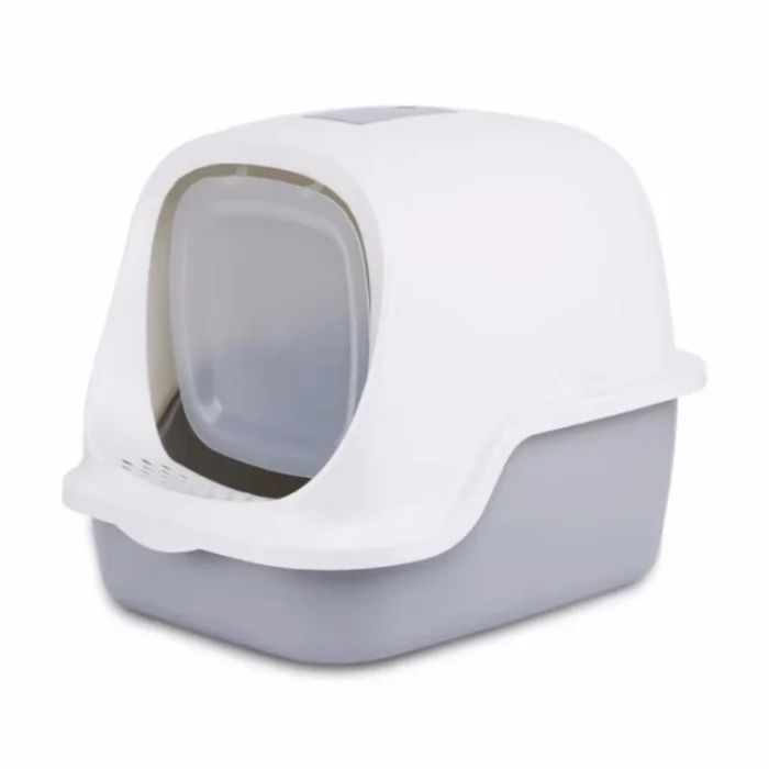 High Sided enclosed cat toilet Odor Removal Extra Large  Enclosure with Front Door Flap and Scoop litter box for cats