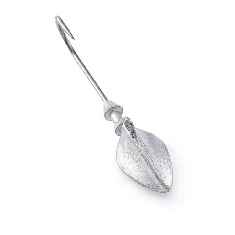 Soft Lure Worm Jighead Hook, Cheap 1/8 OZ-3/4 OZ Lead Bullet Jig Head