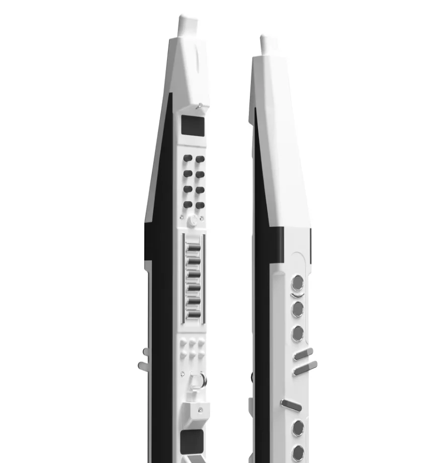 Mini Electronic Saxophone and Flute Instrument with Microphone for Musical Recording Use