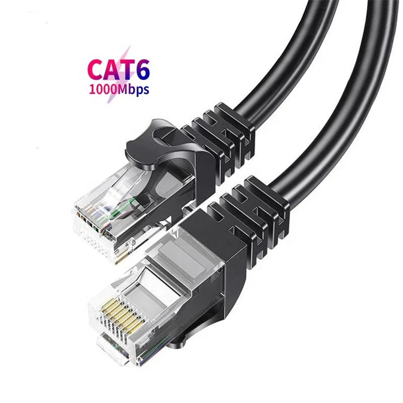 Ethernet Cable Cat6 Lan Cable 1M 2M 3M 5M UTP Cat 6 RJ45 Splitter Network Cable RJ45 Twisted Pair Patch Cord for Laptop Router