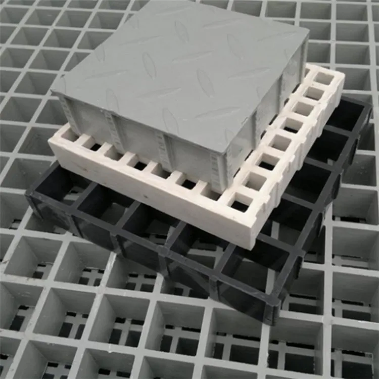 Light Weight Fiberglass Plastic Reinforced Walkway Frp Grating FRP Car Wash Trench Frp Drainage Grating Floor Panel