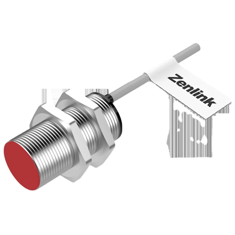 Zhunlian Stainless Steel Cylinder Inductive Sensor Proximity Switch M18 PNP NO 8mm Detection Distance