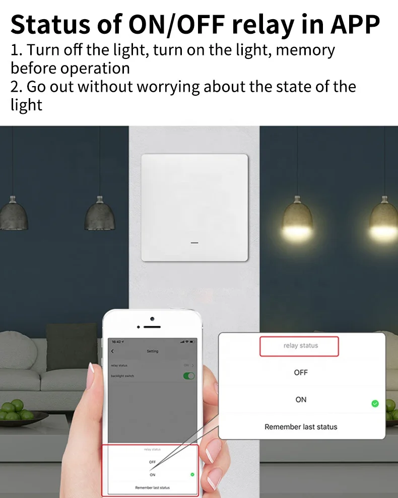 HONEYGUARD HLC004 Tuya Smart Wall Switch Button Panel Light Switch Support App Remote Control Interruptor inteligente
