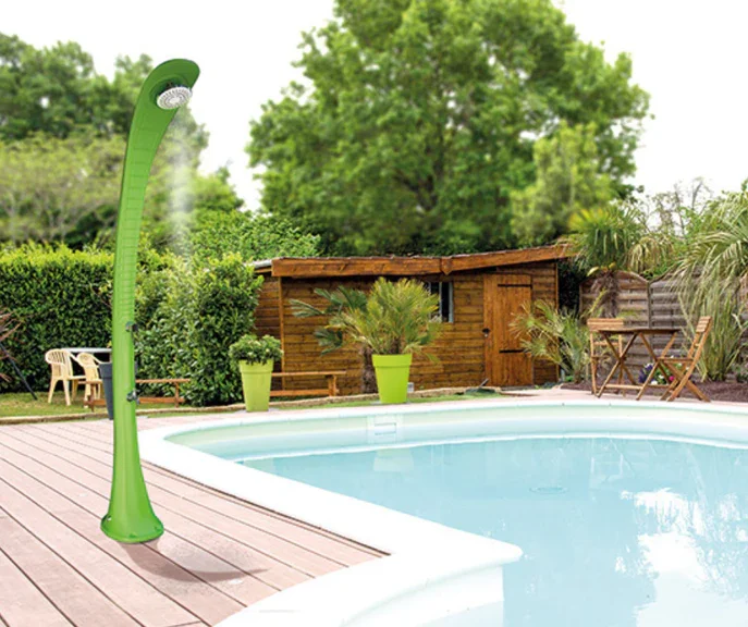 Luxury Outdoor Aluminum  Solar Pool Shower For Swimming Pool