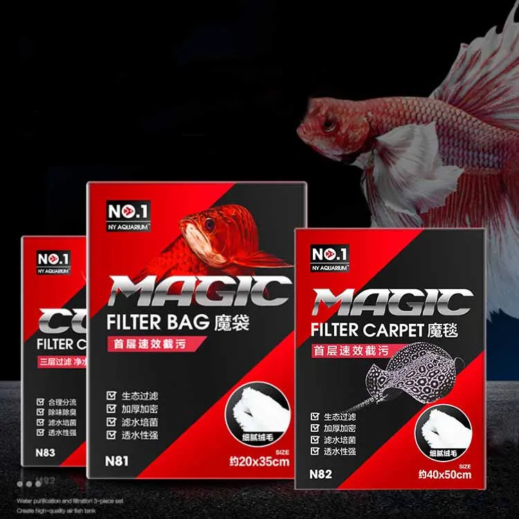 Aquarium Fish Tank Magic Carpet Honeycomb Filter Cotton Magic Bag High-density Purification Filter Material Blanket