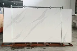 Customized Stain-resistant Polished Round Edge Marble Porcelain Sintered Stone Table Top