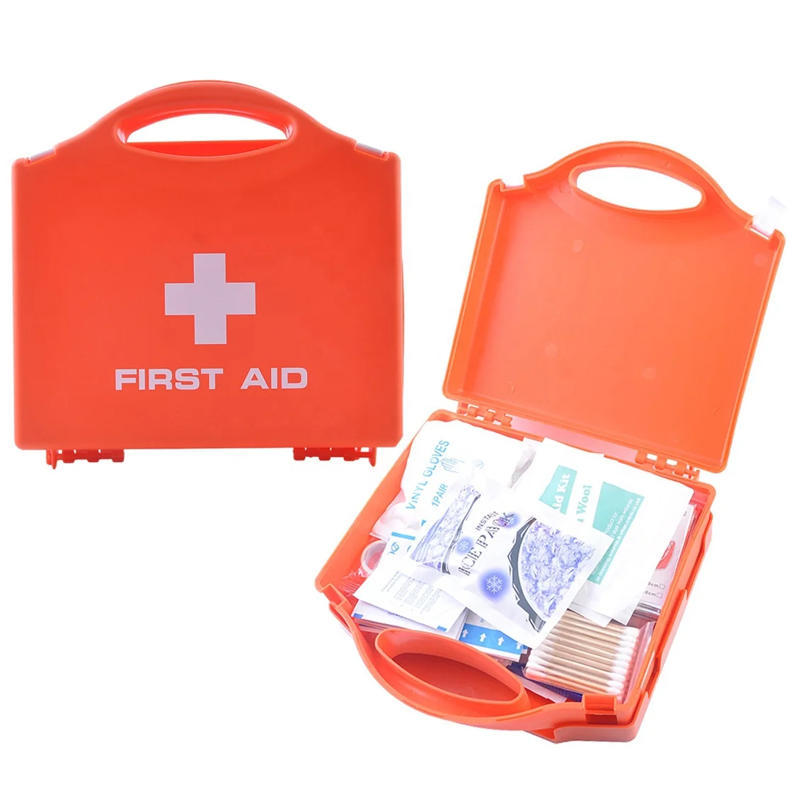 Custom Logo Waterproof Plastic First Aid Emergency Kit Medical Suppliers First Aid Box  Case   Din Car First Aid Kit