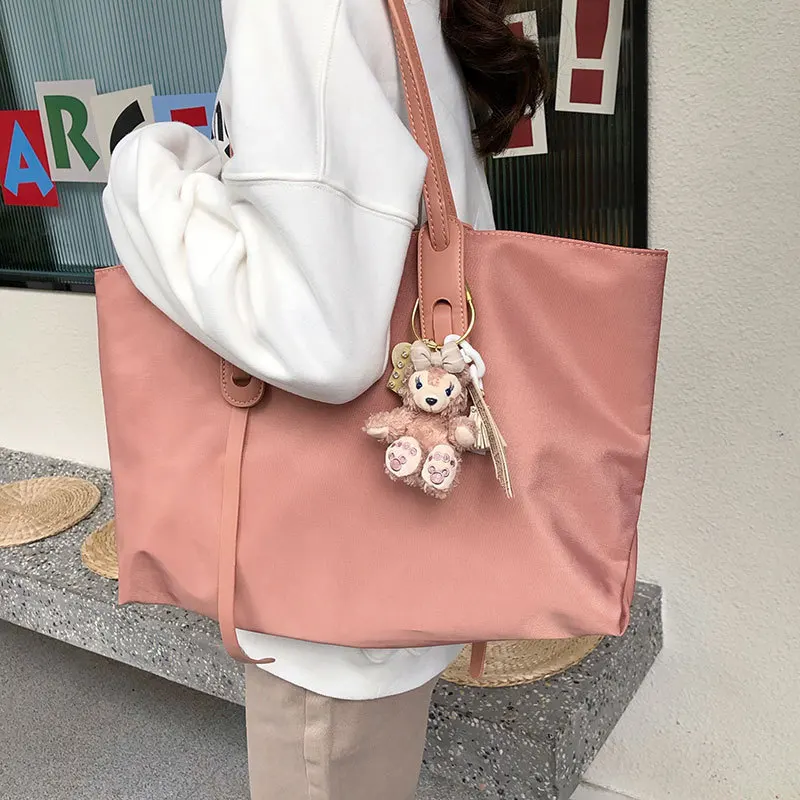 
Pumps & Parts 2020 new Korean nylon waterproof Oxford cloth simple Tote Bag versatile large capacity single shoulder child moth 