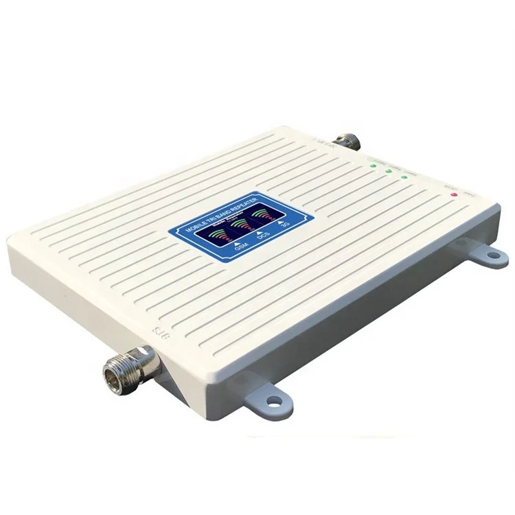  Усилитель сигнала 4g gsm 900 МГц/dcs 1800 МГц/wcdma 2100 МГц трехдиапазонный усилитель мобильной сети с уличной и внутренней