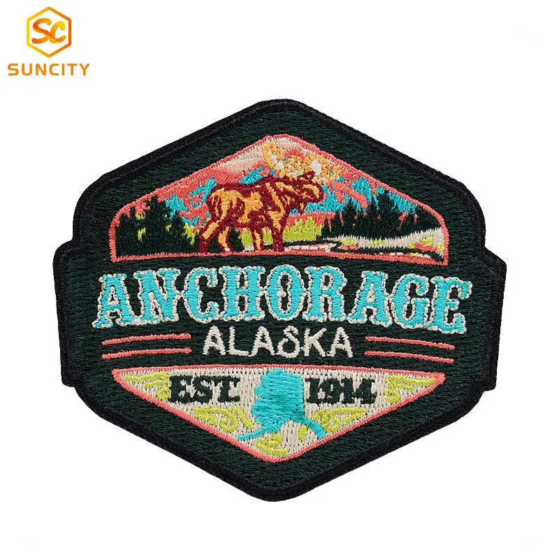 Custom logo high quality kids Embroidered patches