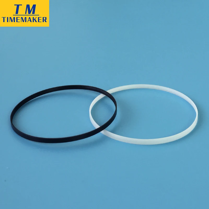 Black Gasket for Seiko brand front crystal gasket High Quality watch glass Plastic washer Parts