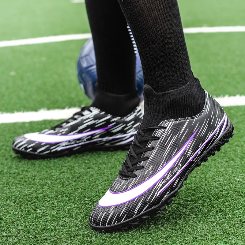 New  for men wholesale trainers white black turf outdoor futsal high quality for sale china size 6 soccer shoes football boots