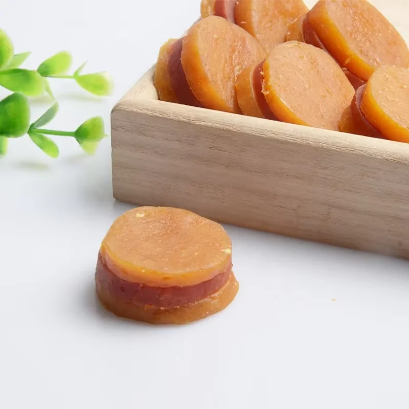 factory new dog snacks private brand dog treats chicken salmon pumpkin mix mini burger for dogs feed