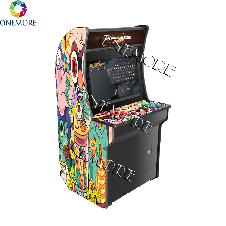 Mini Upright Arcade Game Machine, Retro Arcade Jamma Game Machine, Stand Up Full Size Arcade Cabinet with 10000+ Games