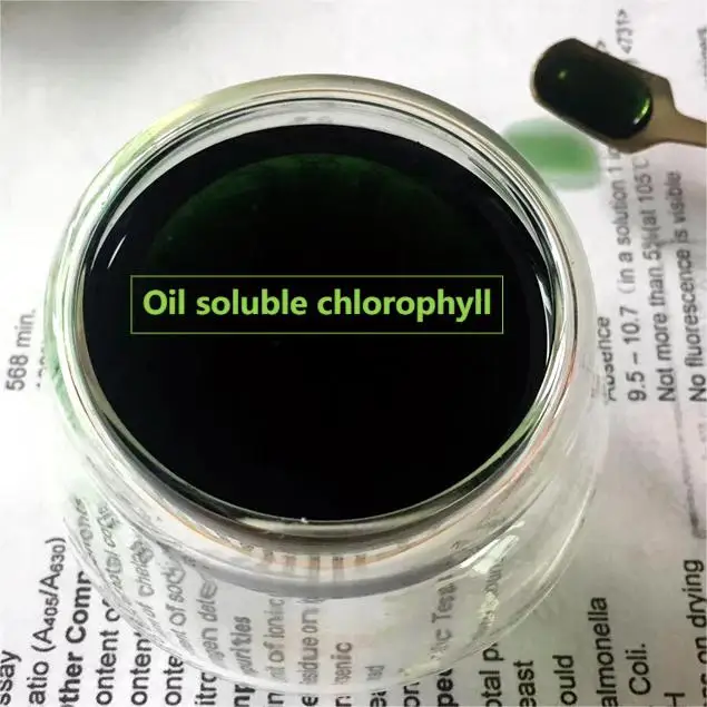 Food Grade Natural Colorants pure oil soluble chlorophyll/ Oil Soluble Chlorophyll Paste 11006-34-1