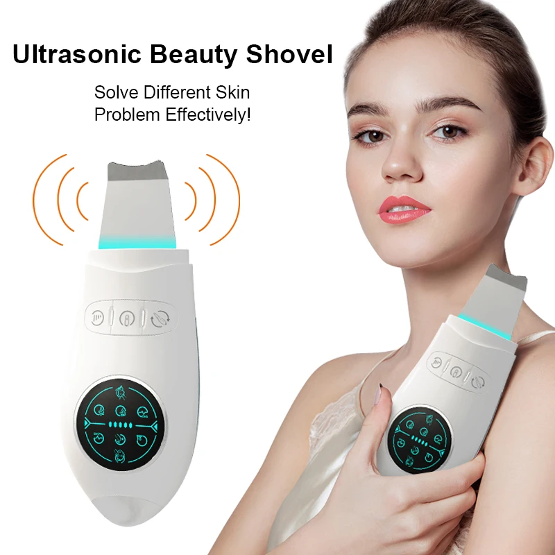 Waterproof Ultrasonic Face Scrubber Washing Facial Cleansing Brush Skin Pore Cleanser Silicone Face Massage