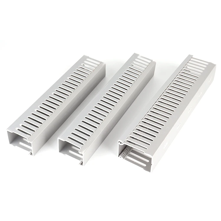 Trunking Cover Electric Wire Floor Cable Pvc Wiring Duct Rectangular Plastic Ducting Pvc Plastic Trunking