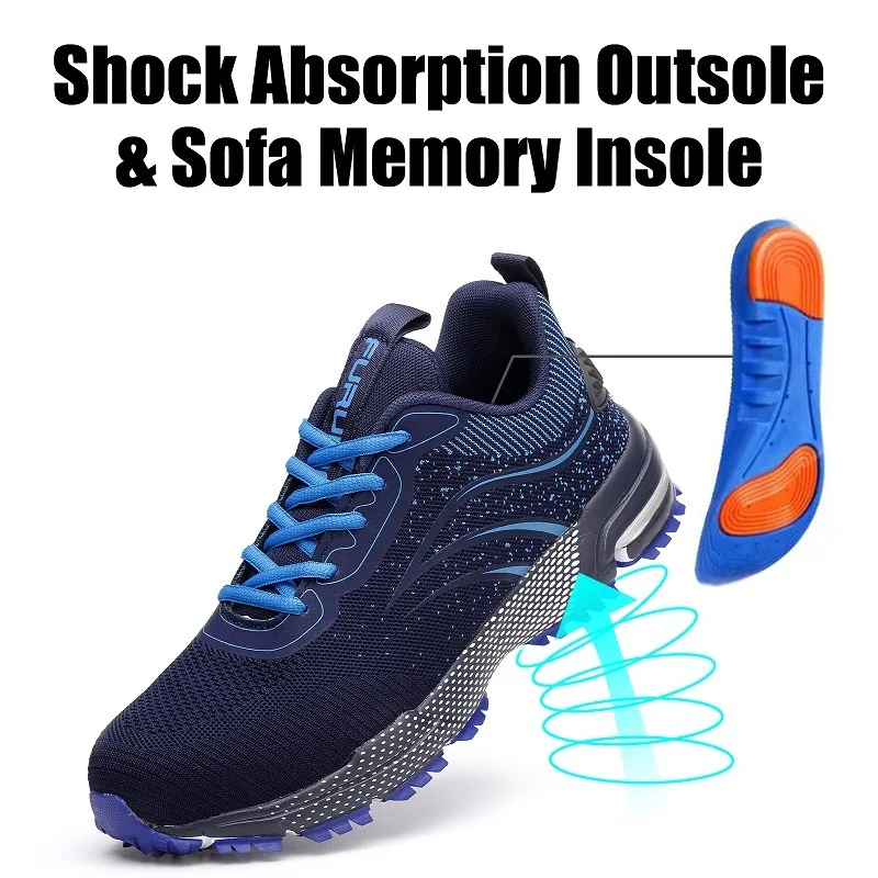 KINGUARD Anti-slip anti-smash anti-stab anti-static anti-static steel head construction work men labor insurance safety shoes