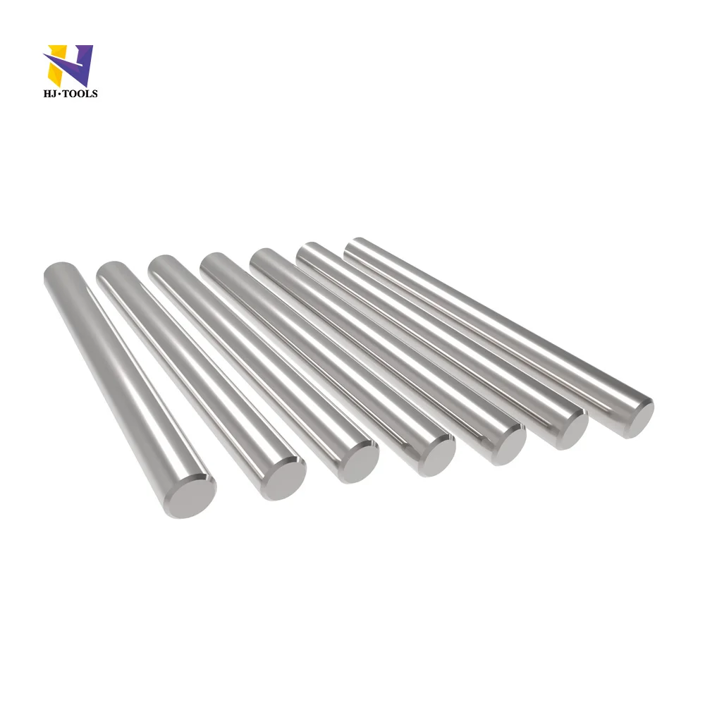 Manufacturer Raw material T09NF Cemented Tungsten Carbide Rods Ground Rods With Chamfer for Graphite, Carbon Fiber