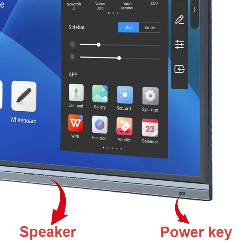 Factory price Tacteasy 65 75 86 98inch interactive flat panel smart panel interactive boards