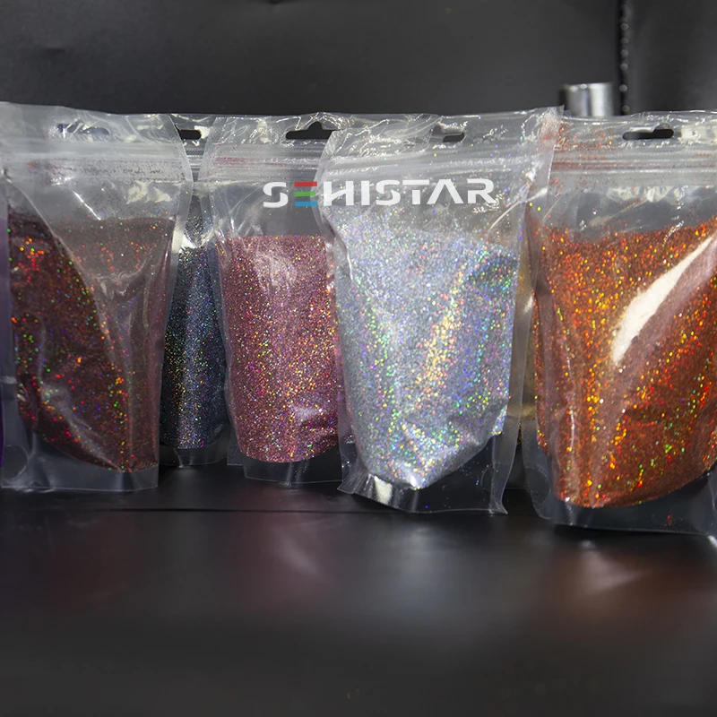 Sehistar Glitter Supplier Wholesale EU Standard Plant Cellulose Biodegradable Glitter Christmas Decorations Bulk 1kg Bio Glitter