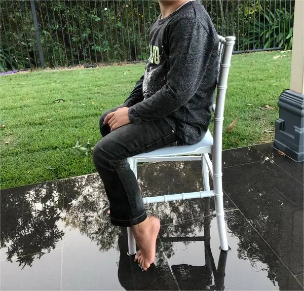 wholesale stackable wedding hotel resin white kids chivari chair