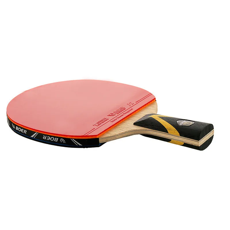 Professional 5 Stars Carbon Paddle PingPong Bat Set Table Tennis Racket For Training