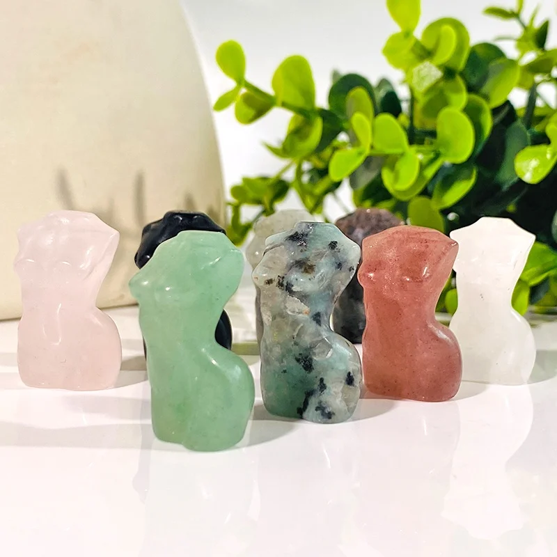 Wholesale Crystal Female Image Nude Female Woman Body Crystals Healing Stones Female Model for Home Decoration