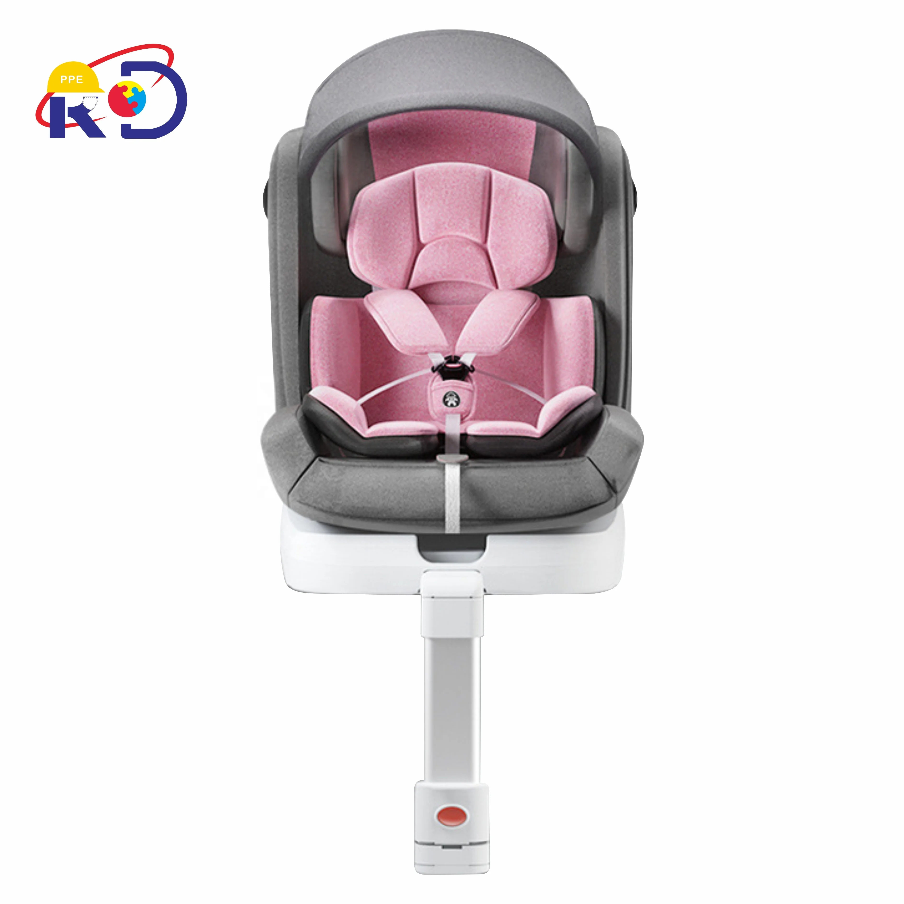 Vehicle-used simple convenient and rotatable child safety seat for 0-12 years old