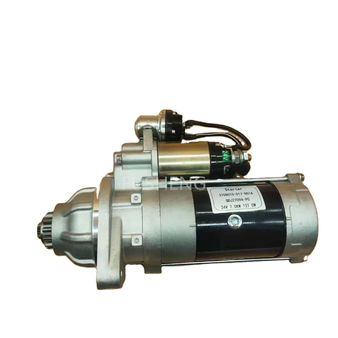 High Quality QDJ2709A 3708010-472-0000 3708010-472-SJ30 24V 7.0KW 12T Starter Motor For Bus for Truck Spare Parts