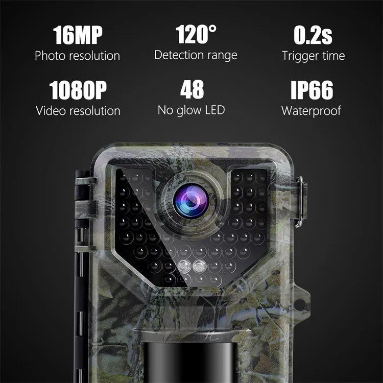 K&F Concept cellular night vision outdoor hunting trail camera mini sd cards infrared single point aa battery