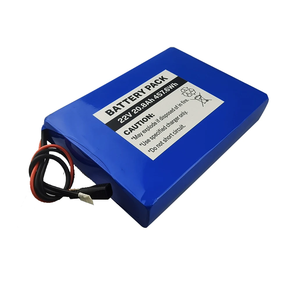 Заводская оптовая цена 18650 6s8p аккумулятор 20 Ач 22,2 в перезаряжаемый литий-ионный аккумулятор