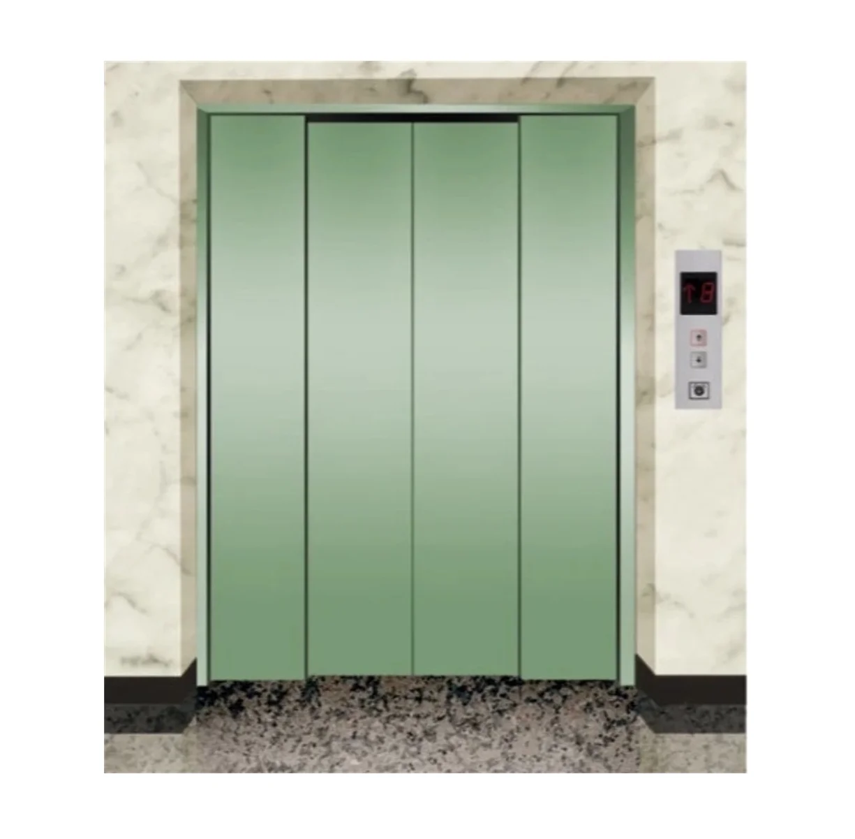 CE VVVF 2 м/с инверторный грузовой лифт 4 кВт завод 2-5 тонн тяжелый грузовой Лифт