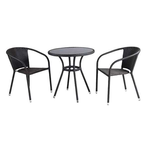 Round tables outdoor coffee table furniture rattan