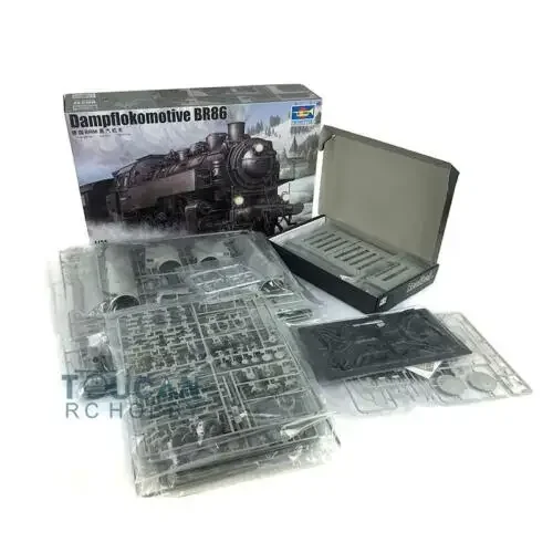 1/35 Scale 00217 Trumpeter WWII German Steam Locomotive BR86 Static Model Kit Display Toys for Boys Birthday Gift TH05313