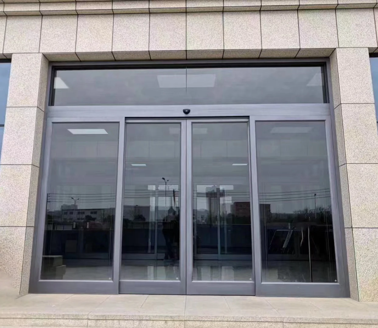 House/Commercial Auto Automatic Operators Interior Aluminium Glass Sliding Door