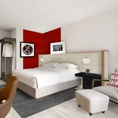 Ramada by Wyndham custom made hotel furniture price hotel complete set commercial hotel bedroom furniture set wholesale